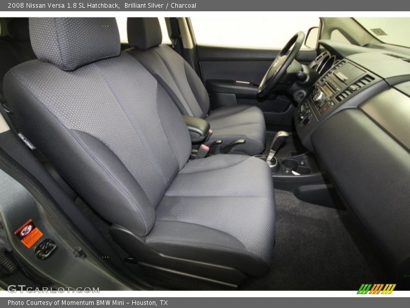 Brilliant Silver / Charcoal 2008 Nissan Versa 1.8 SL Hatchback
