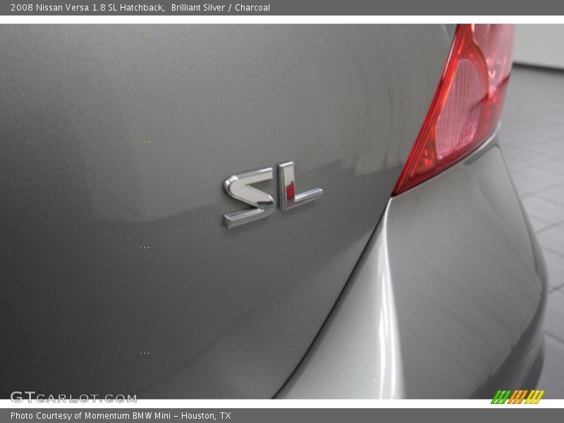 Brilliant Silver / Charcoal 2008 Nissan Versa 1.8 SL Hatchback