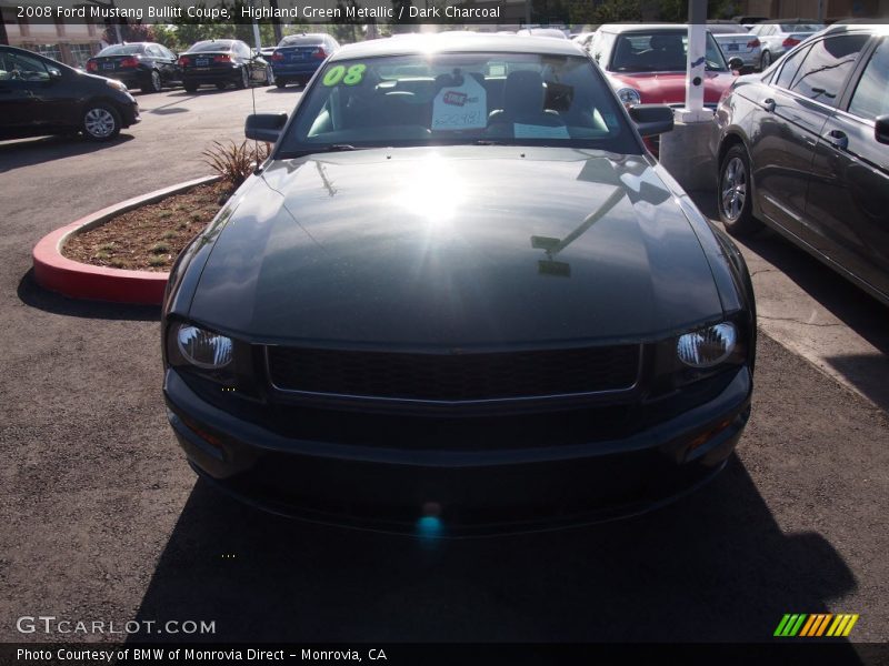 Highland Green Metallic / Dark Charcoal 2008 Ford Mustang Bullitt Coupe