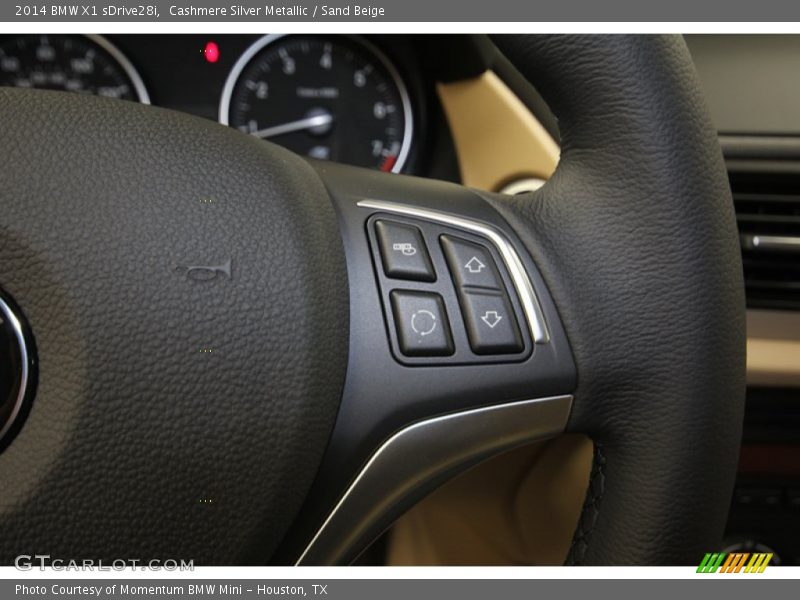 Cashmere Silver Metallic / Sand Beige 2014 BMW X1 sDrive28i