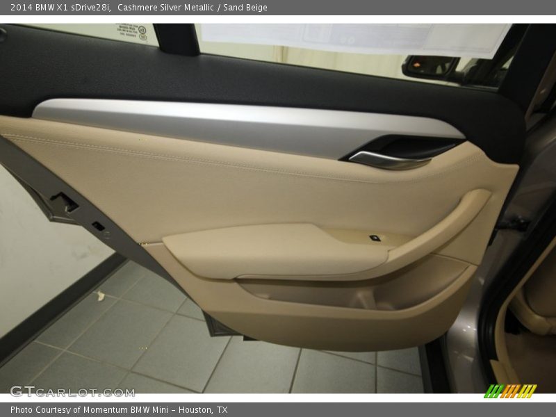 Cashmere Silver Metallic / Sand Beige 2014 BMW X1 sDrive28i