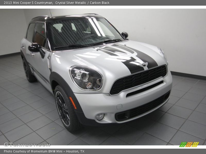 Crystal Silver Metallic / Carbon Black 2013 Mini Cooper S Countryman