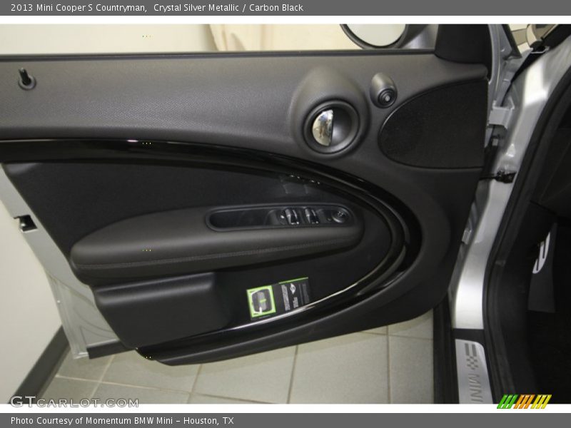 Crystal Silver Metallic / Carbon Black 2013 Mini Cooper S Countryman