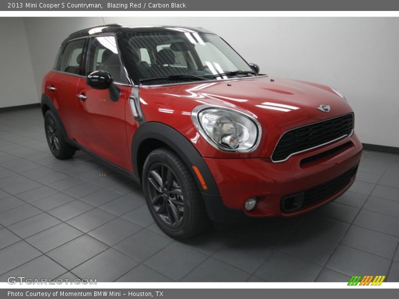 Blazing Red / Carbon Black 2013 Mini Cooper S Countryman