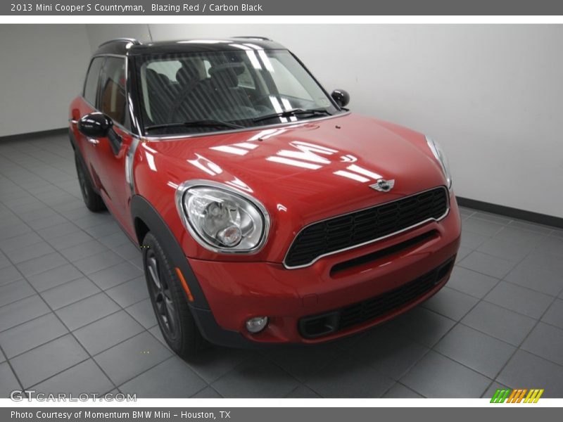 Blazing Red / Carbon Black 2013 Mini Cooper S Countryman