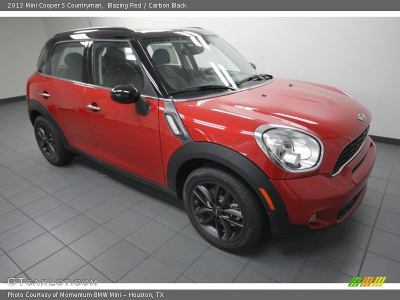 Blazing Red / Carbon Black 2013 Mini Cooper S Countryman