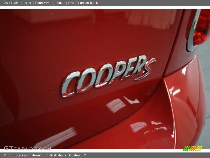Blazing Red / Carbon Black 2013 Mini Cooper S Countryman