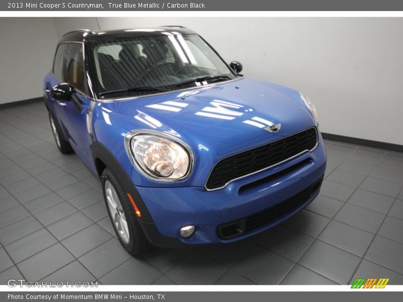 True Blue Metallic / Carbon Black 2013 Mini Cooper S Countryman