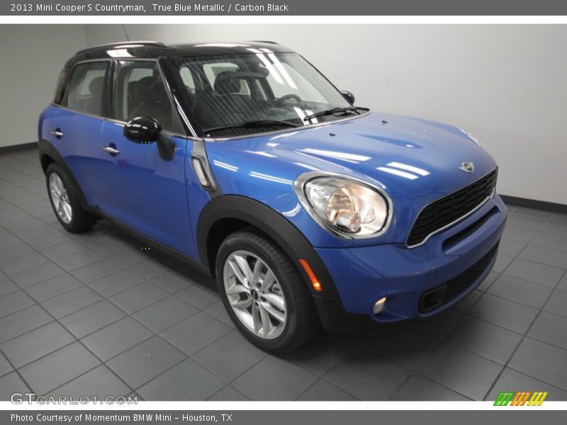 True Blue Metallic / Carbon Black 2013 Mini Cooper S Countryman