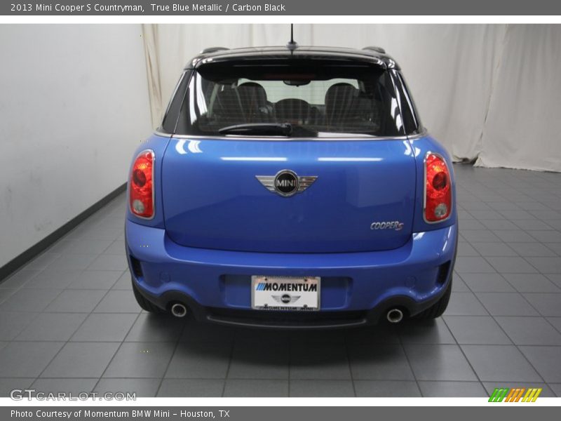 True Blue Metallic / Carbon Black 2013 Mini Cooper S Countryman