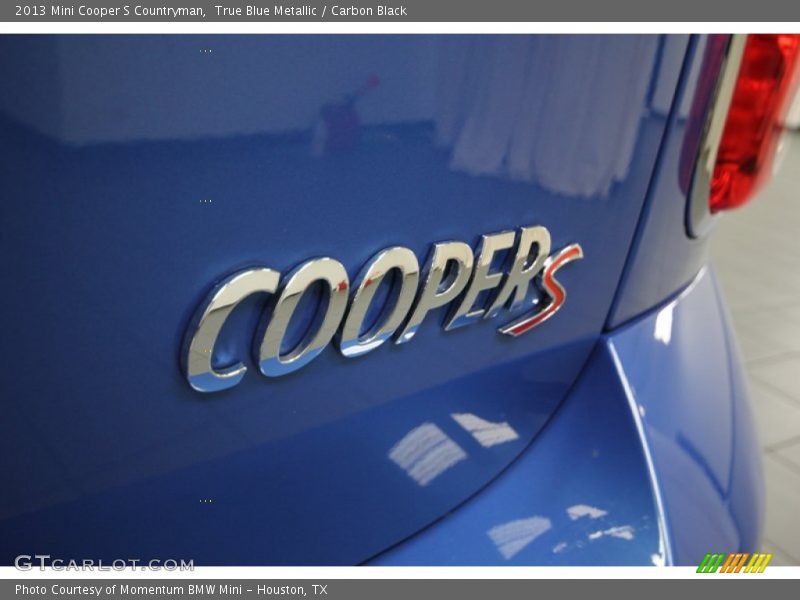 True Blue Metallic / Carbon Black 2013 Mini Cooper S Countryman