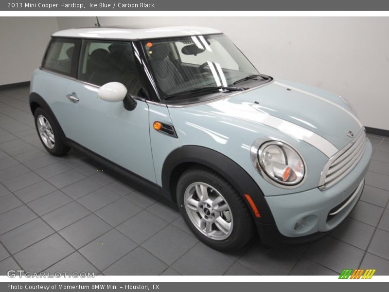 Ice Blue / Carbon Black 2013 Mini Cooper Hardtop