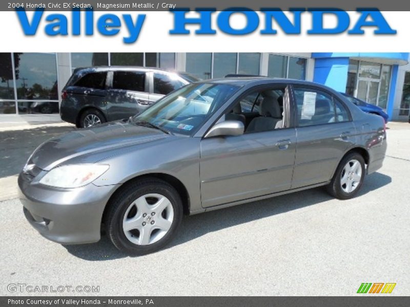 Magnesium Metallic / Gray 2004 Honda Civic EX Sedan