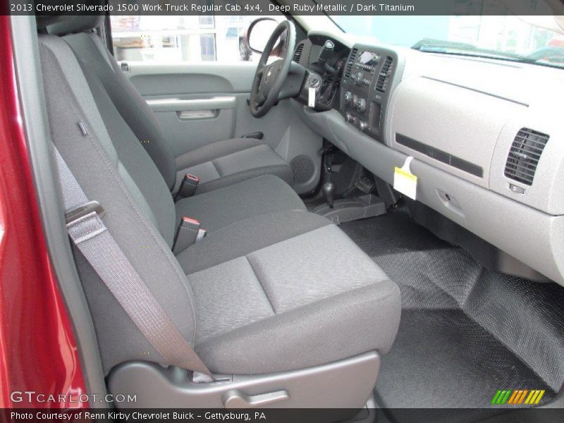 Deep Ruby Metallic / Dark Titanium 2013 Chevrolet Silverado 1500 Work Truck Regular Cab 4x4