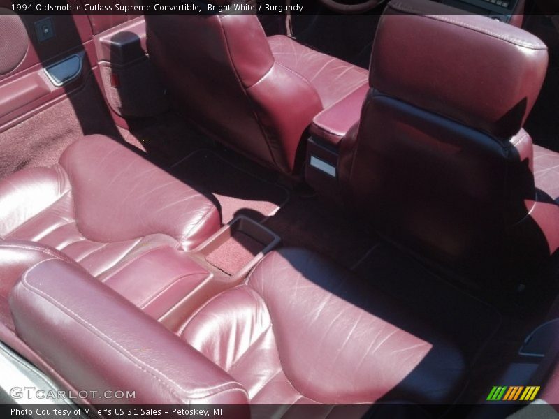 Rear Seat of 1994 Cutlass Supreme Convertible