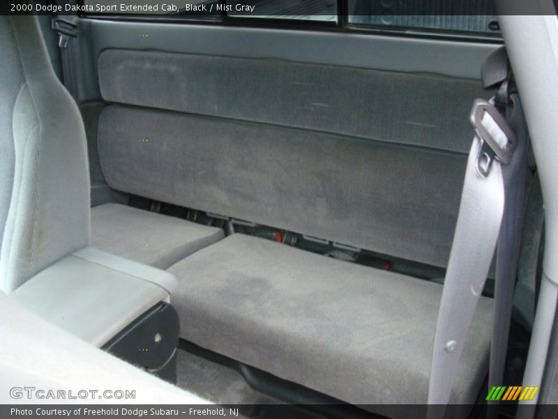 Black / Mist Gray 2000 Dodge Dakota Sport Extended Cab