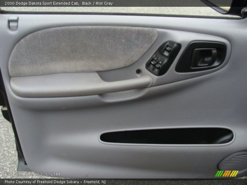 Black / Mist Gray 2000 Dodge Dakota Sport Extended Cab