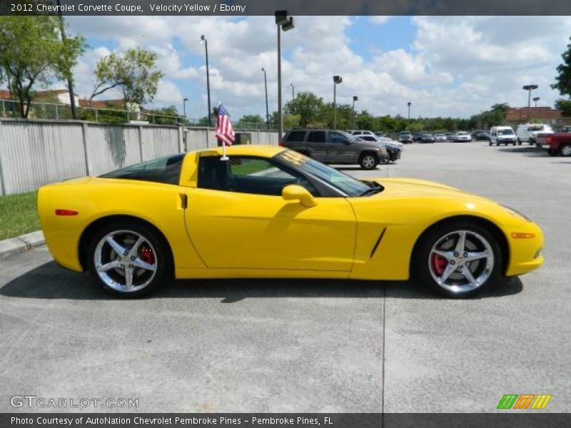  2012 Corvette Coupe Velocity Yellow