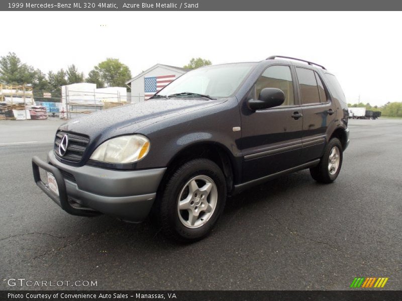 Azure Blue Metallic / Sand 1999 Mercedes-Benz ML 320 4Matic