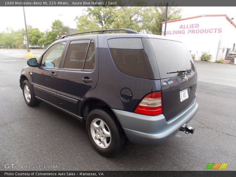 Azure Blue Metallic / Sand 1999 Mercedes-Benz ML 320 4Matic