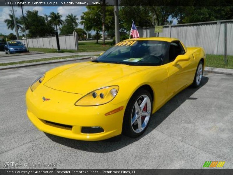 Front 3/4 View of 2012 Corvette Coupe