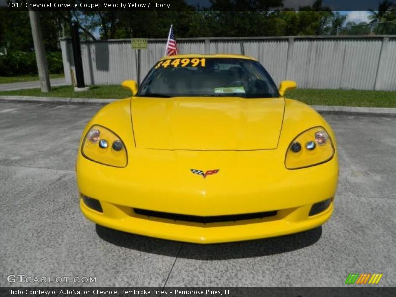  2012 Corvette Coupe Velocity Yellow