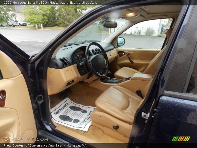 Azure Blue Metallic / Sand 1999 Mercedes-Benz ML 320 4Matic