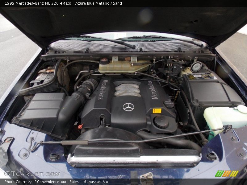 Azure Blue Metallic / Sand 1999 Mercedes-Benz ML 320 4Matic