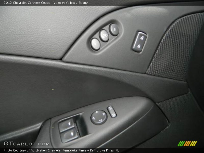 Controls of 2012 Corvette Coupe