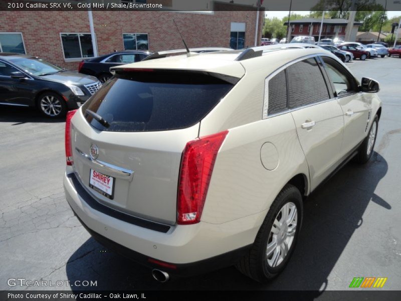 Gold Mist / Shale/Brownstone 2010 Cadillac SRX V6