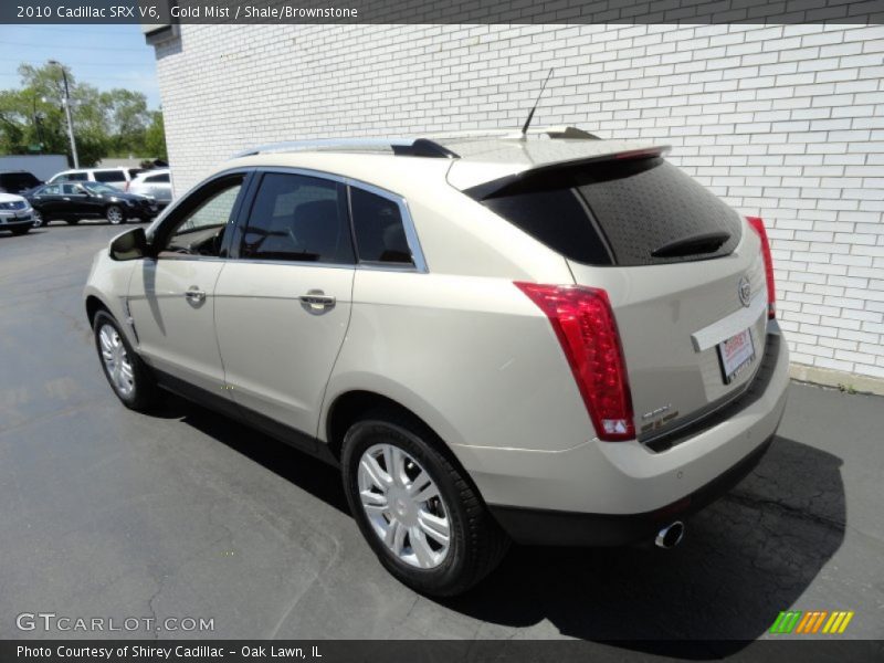 Gold Mist / Shale/Brownstone 2010 Cadillac SRX V6