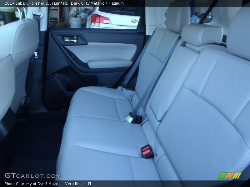 Dark Gray Metallic / Platinum 2014 Subaru Forester 2.5i Limited