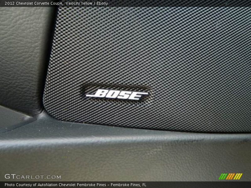 Audio System of 2012 Corvette Coupe