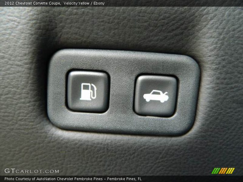Controls of 2012 Corvette Coupe