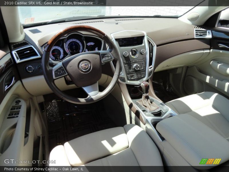 Gold Mist / Shale/Brownstone 2010 Cadillac SRX V6