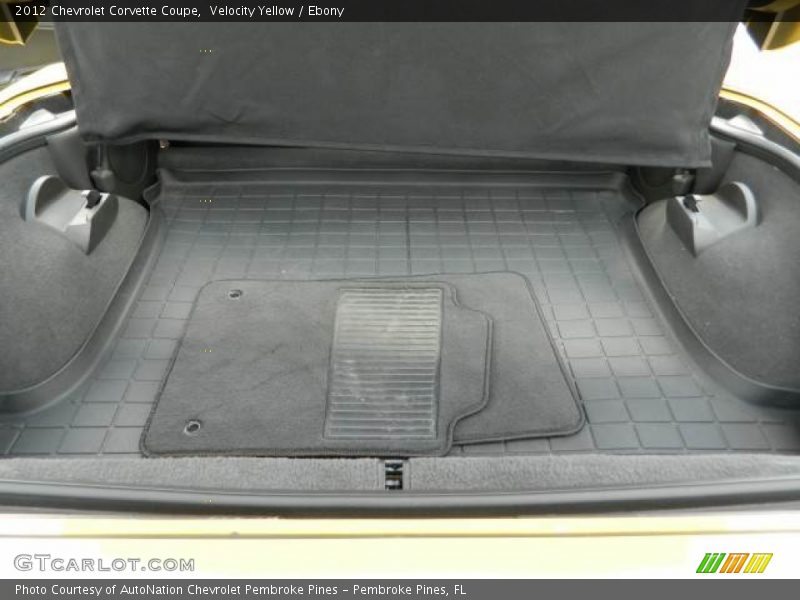 Velocity Yellow / Ebony 2012 Chevrolet Corvette Coupe