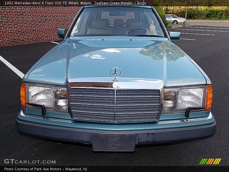 Seafoam Green Metallic / Beige 1992 Mercedes-Benz E Class 300 TE 4Matic Wagon