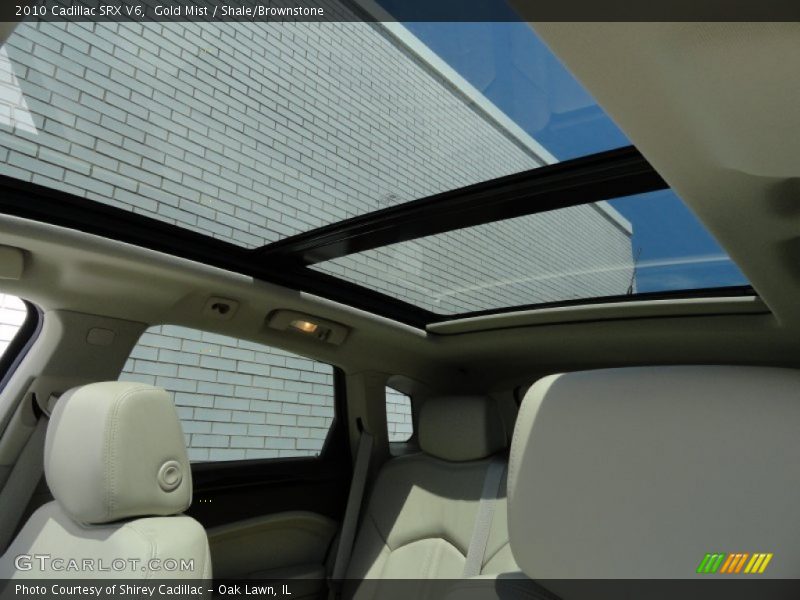 Gold Mist / Shale/Brownstone 2010 Cadillac SRX V6