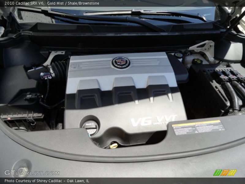 Gold Mist / Shale/Brownstone 2010 Cadillac SRX V6