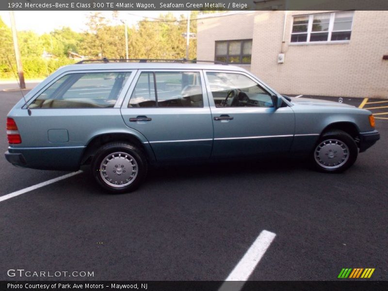 Seafoam Green Metallic / Beige 1992 Mercedes-Benz E Class 300 TE 4Matic Wagon