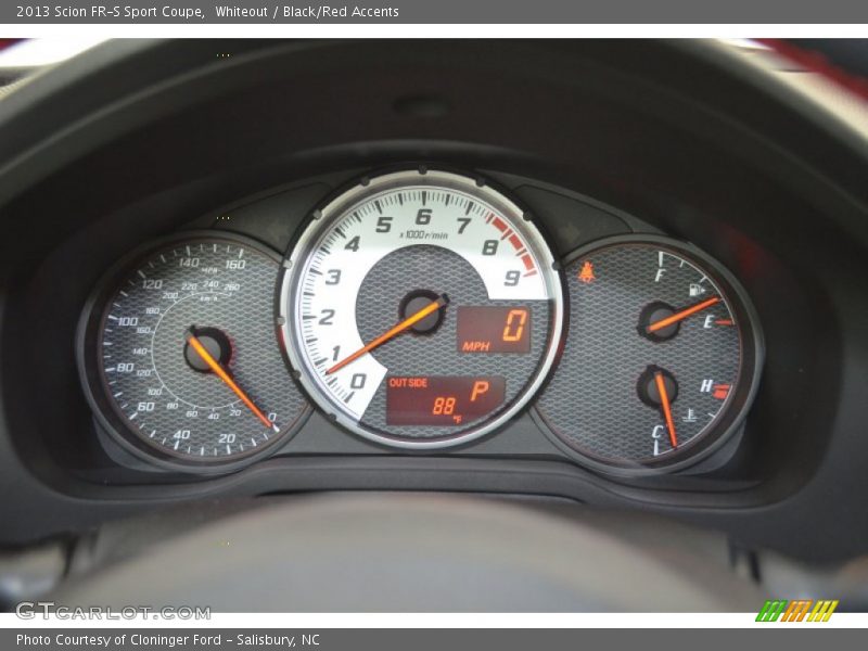  2013 FR-S Sport Coupe Sport Coupe Gauges