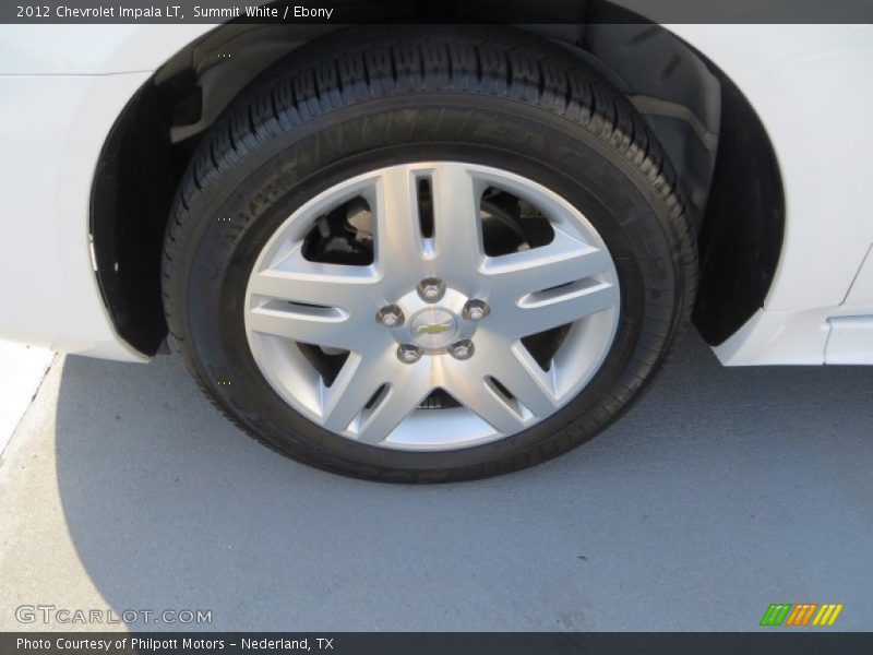 Summit White / Ebony 2012 Chevrolet Impala LT