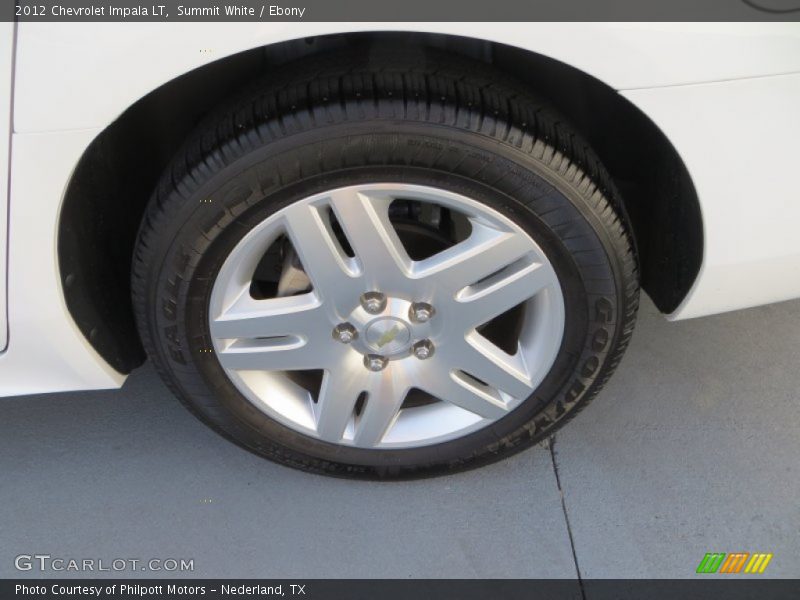 Summit White / Ebony 2012 Chevrolet Impala LT