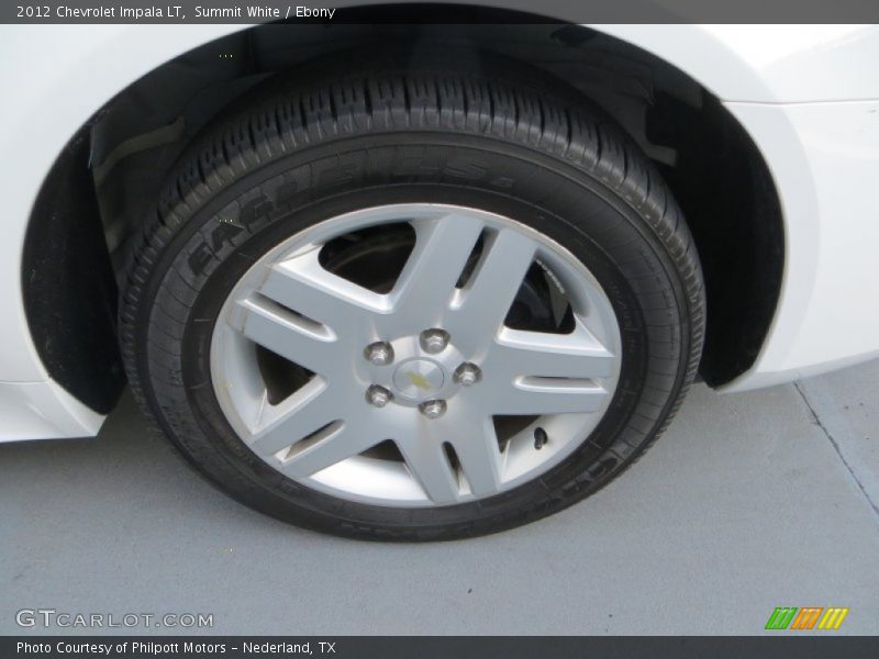 Summit White / Ebony 2012 Chevrolet Impala LT