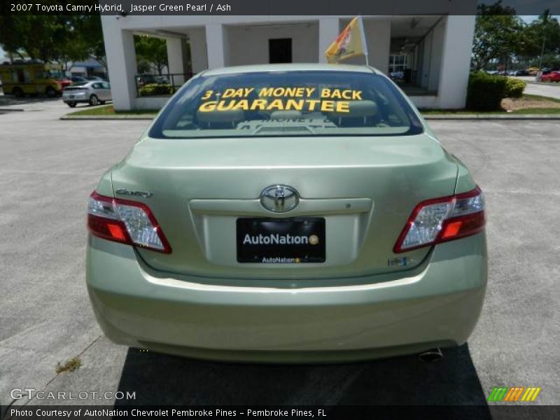 Jasper Green Pearl / Ash 2007 Toyota Camry Hybrid