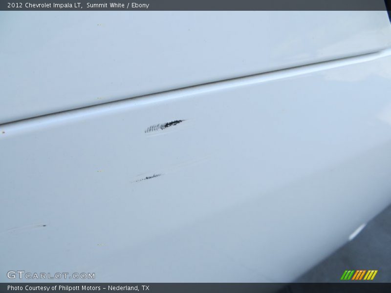 Summit White / Ebony 2012 Chevrolet Impala LT