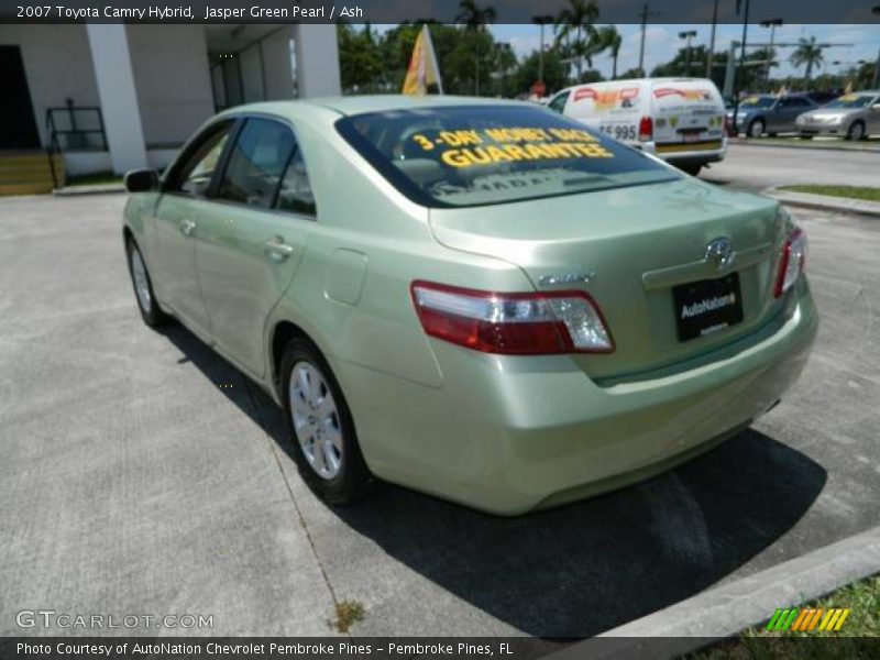 Jasper Green Pearl / Ash 2007 Toyota Camry Hybrid