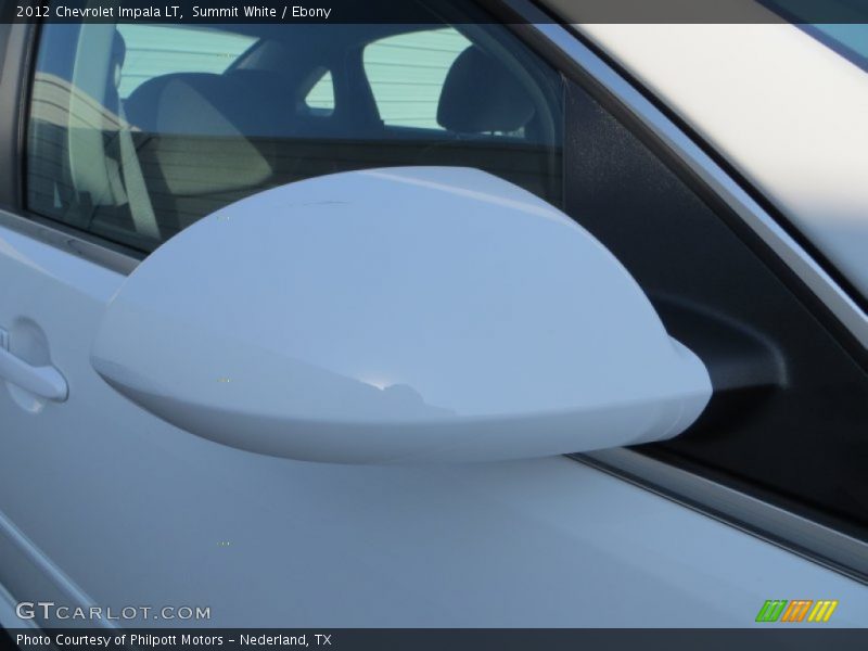 Summit White / Ebony 2012 Chevrolet Impala LT