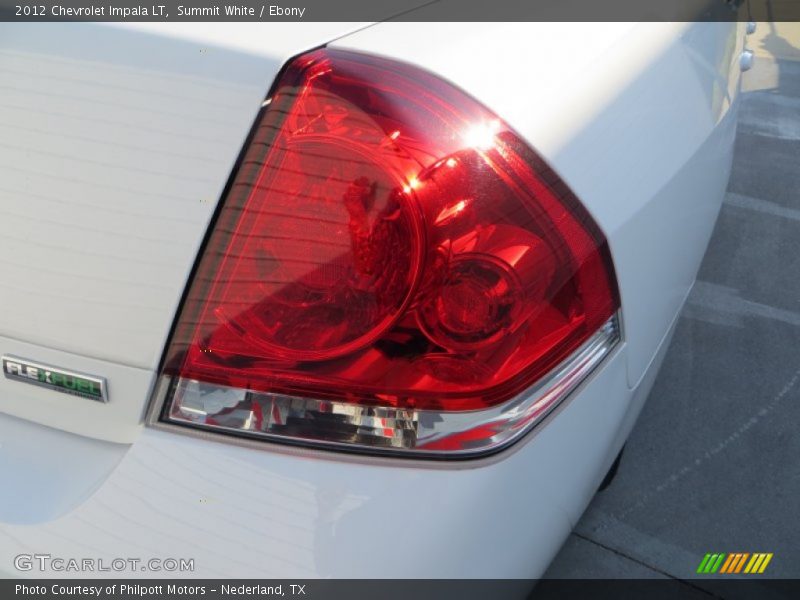 Summit White / Ebony 2012 Chevrolet Impala LT