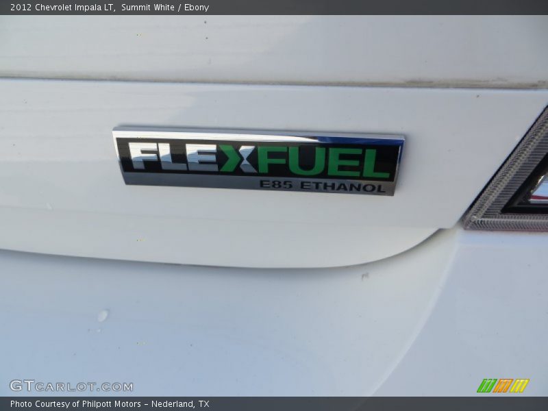 Summit White / Ebony 2012 Chevrolet Impala LT